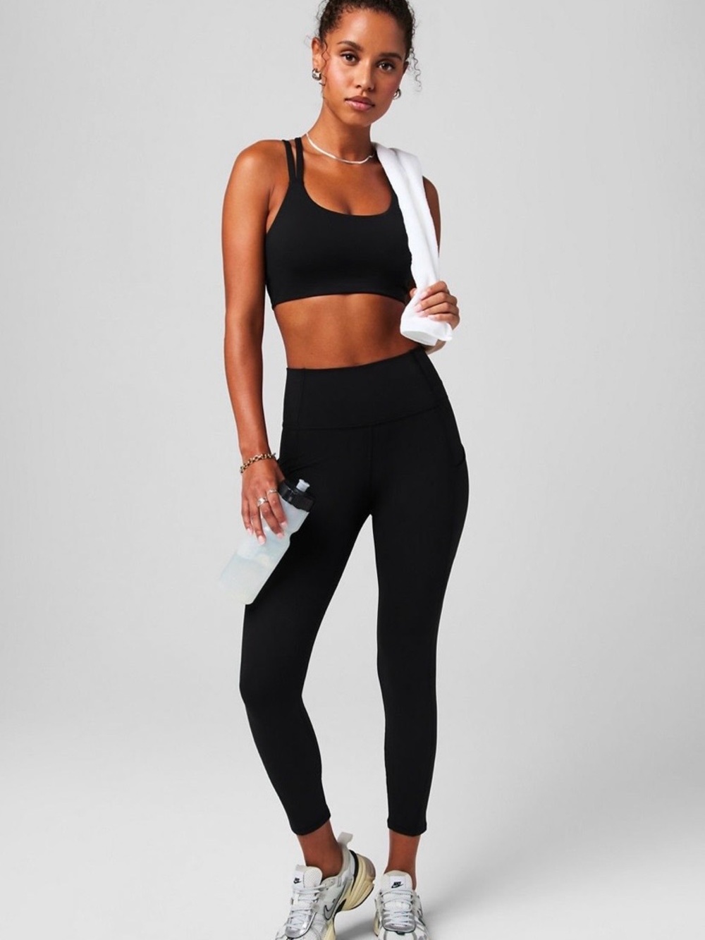 Fabletics  PureLuxe High-Waist Black Performance Leggings w/Pockets - Picture 7 of 7